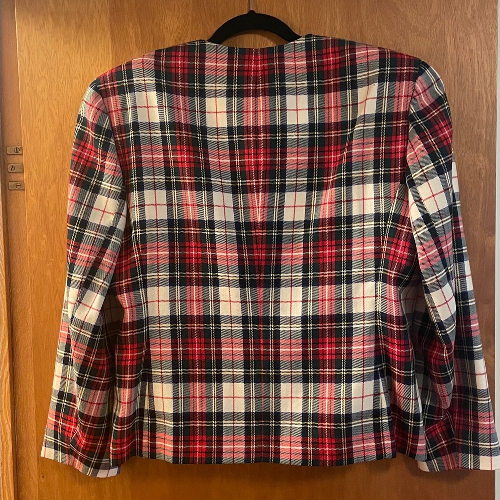 Pendleton Women's Double-Breasted Plaid Blazer - … - image 3